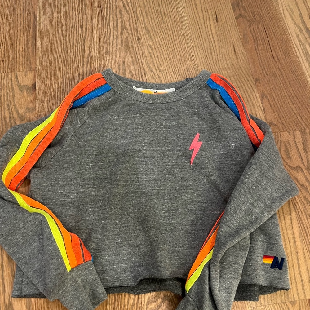 LIKE NEW AV CROPPED SWEATSHIRT